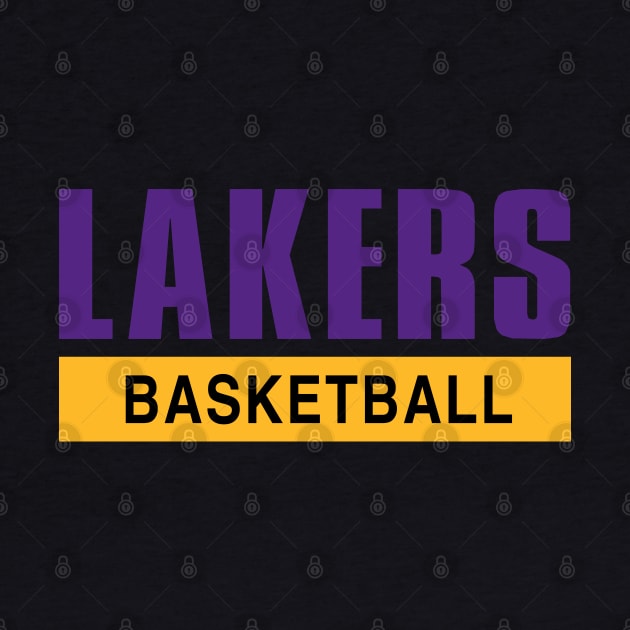 Lakers Basketball by Buff Geeks Art